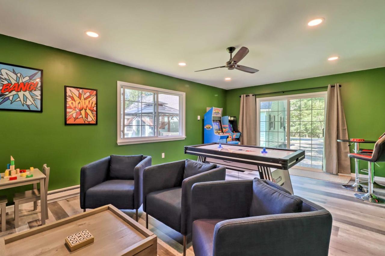Pocono Mountain Escape With Game Room Walk To Lake! Albrightsville Kültér fotó