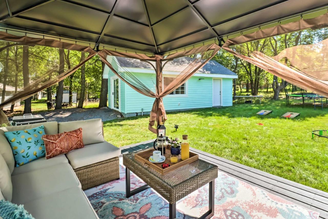 Pocono Mountain Escape With Game Room Walk To Lake! Albrightsville Kültér fotó